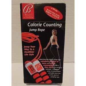 new BALLY Calorie Counting Workout Alarm Digital Jump Rope Health Fitness gym
